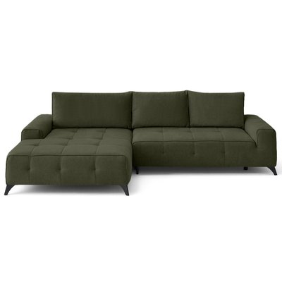 Canapé d'Angle Convertible en Tissu texturé 4 places - RIMINI LISA DESIGN