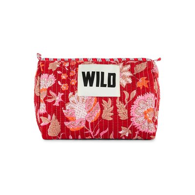 Pochette coton matelassé imprimé LUCE WILD