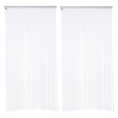 Lot de 2 rideaux fils décoratifs TOILINUX