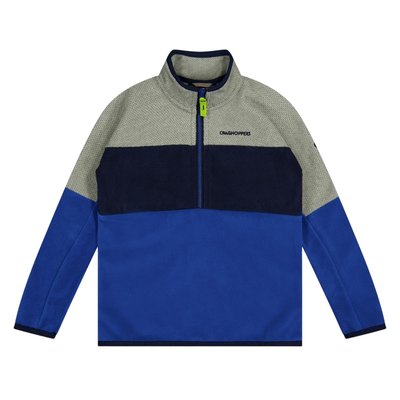 Sweat à col montant zippé motif/style blocs de couleurs LINDEN CRAGHOPPERS