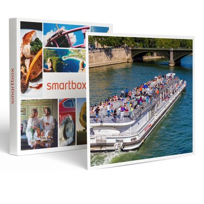 Croisière sur la Seine en bateau-mouche en famille pour 1 adulte et 2 enfants - SMARTBOX - Coffret Cadeau Sport et Aventure SMARTBOX