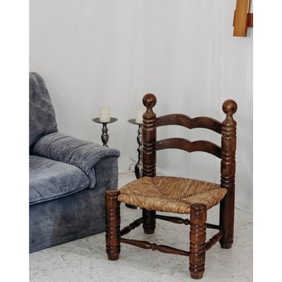 Chaise en paille Claude N°171 - Bon état DEBONGOUT