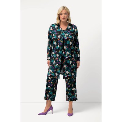 Veste en jersey, fleurs, col V ULLA POPKEN