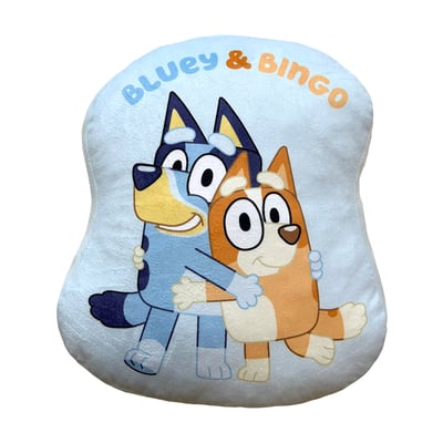 Coussin forme imprimé 100% Polyester, CALIN BLUEY