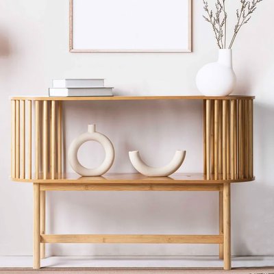 Buffet ouvert en bois 120x37x83cm WADIGA