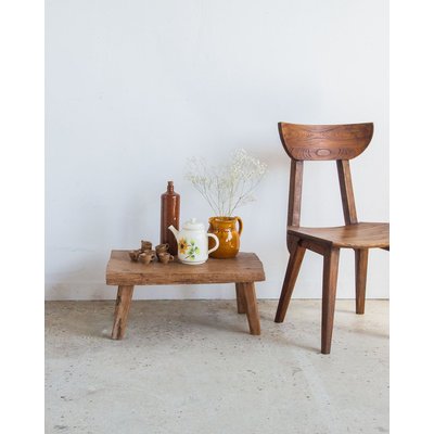 Petit banc en teck Antoine N°173 - Bon état DEBONGOUT