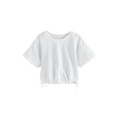 T-shirt texturé à ourlet ruché NEXT