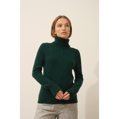 Pull Col Roulé Cyprès Estelle JUST CASHMERE