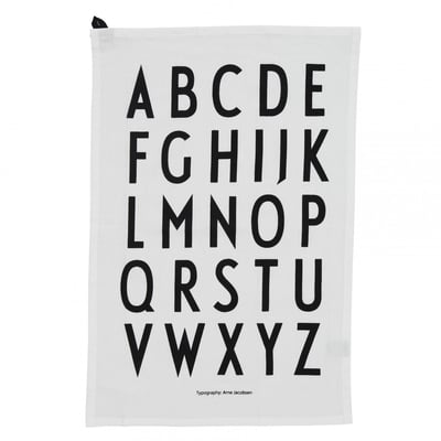 Lot De 2 Torchons Classique A-z DESIGN LETTERS
