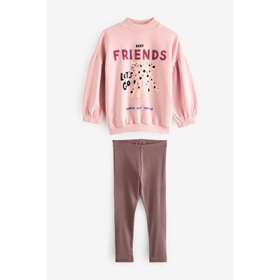 Sweat et legging côtelé, ensemble NEXT