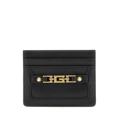 Porte-Cartes De Crédit Cristina En Cuir Véritable GUESS