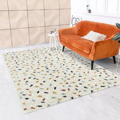Tapis longs poils shaggy tissé motif berbère COOLSHAG UN AMOUR DE TAPIS