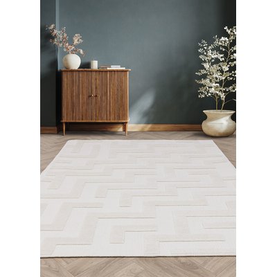 Plush Abstract Lines Rug SO'HOME