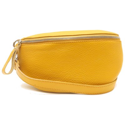 Sac banane en cuir grainé italien LOU OH MY BAG