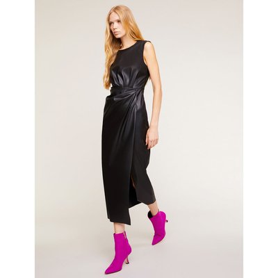 Robe moulante simili cuir La Redoute