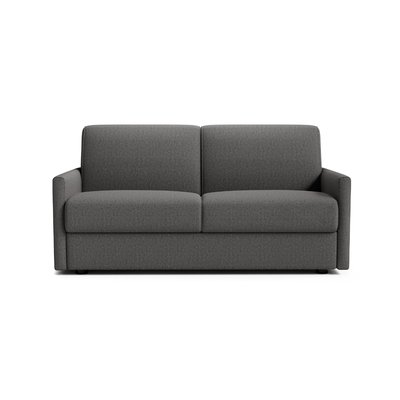 Canapé lit 3 places en tissu gris anthracite Matelas 20cm  - LUCIA CALICOSY