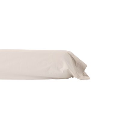 Taie de traversin percale de coton NEO CARRE BLANC