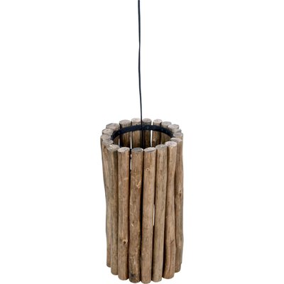Suspension bois naturel style branches teck pour salon chaleureux RECOLLECTION