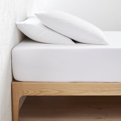Drap housse uni coton bio, bonnet 30cm, Scenario LA REDOUTE INTERIEURS
