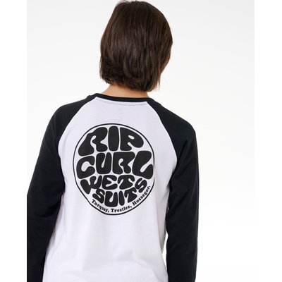 T-shirt WETTIE ICON LS TEE -BOY RIP CURL