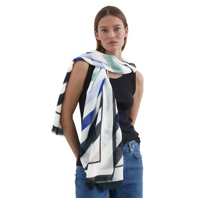 Foulard à l'imprimé allover avec TENCEL™ Lyocell MARC O'POLO
