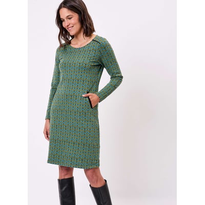Robe courte maille jacquard PADMA LA FIANCÉE