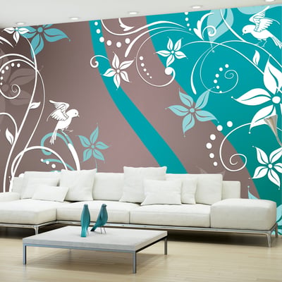 Papier peint intissé panoramique Floral fantasy III EDEN