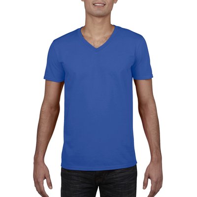 T-shirt manches courtes à col V SOFTSTYLE GILDAN