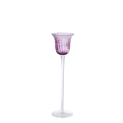 Photophore décoratif en verre soufflé H30 SIA DECO