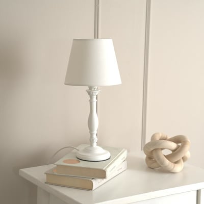 Sarah Candle Stick Table Lamp with Shade SO'HOME