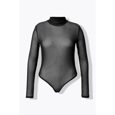 Body, mesh, coupe slim, col montant ULLA POPKEN