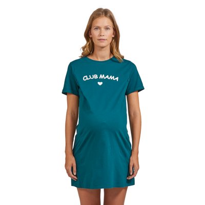 Chemise de nuit T-shirt grossesse et allaitement en coton bio VERTBAUDET