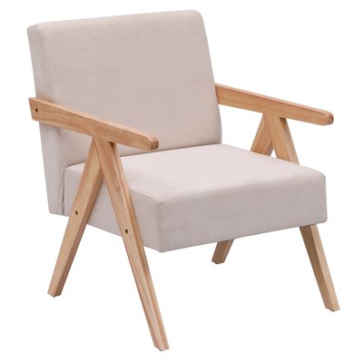 Fauteuil de salon en bois massif, SANTAREM NORDLYS