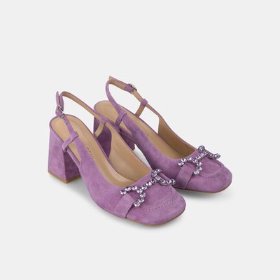 Chaussures à talons décolletées avec étrier sur la pointe et fermeture à boucle ALMA EN PENA
