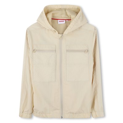 Coupe-vent zippé à capuche HUGO KIDSWEAR