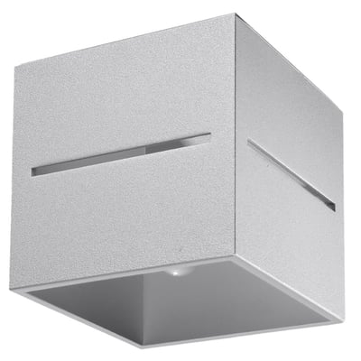 Plafonnier Aluminium Gris G9 1 Lobo EDEN