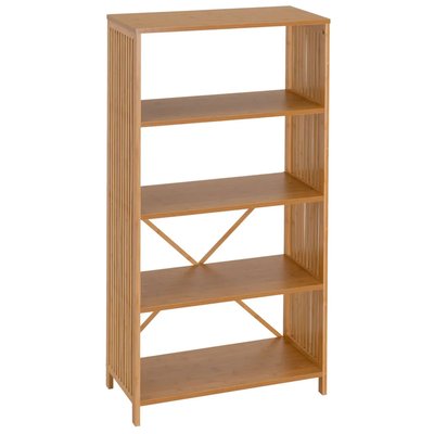 Étagère 4 plateaux bambou 63x30x120cm WADIGA