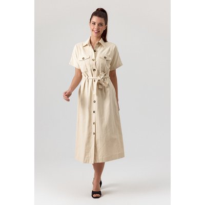 Robe chemise structurée avec poches poitrine ERELL ARTLOVE