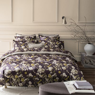 Housse de couette imprimée en satin de coton bio, CLOSERIE ALEXANDRE TURPAULT