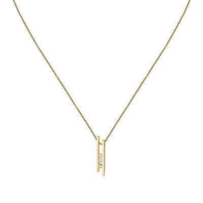 Collier en or 375 et diamant CLEOR