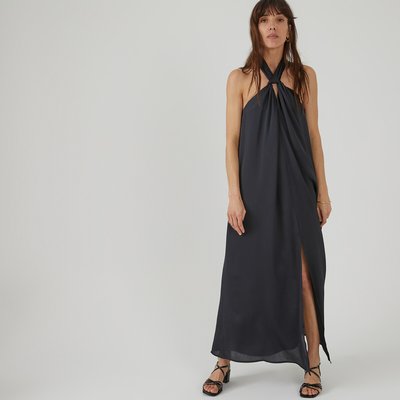 Vestido sin mangas, cruzado por delante LA REDOUTE COLLECTIONS
