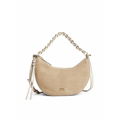 Sac bandoulière demi-lune en cuir TOMMY HILFIGER