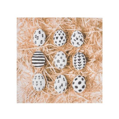 Lot de 20 serviettes papier Oeuf de Paques DOUCEUR D'INTÉRIEUR