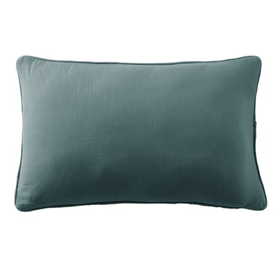 Coussin rectangulaire déhoussable 40x60 cm Gaze de Coton Terra Canard EDEN