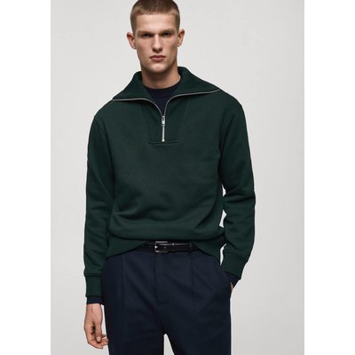 Sweat-shirt regular-fit col zippé MANGO MAN