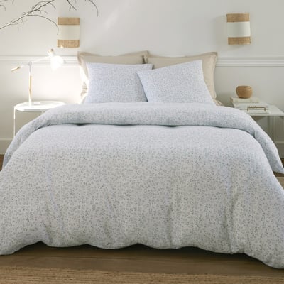 Parure de lit - Housse de couette + taie 100% Gaze de Coton EDEN