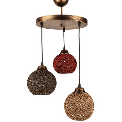 Suspension en métal et coton Light HANAH HOME