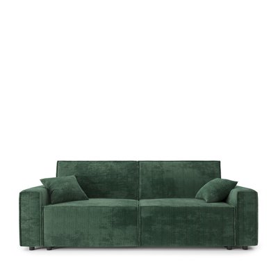 Canapé convertible en velours côtelé avec coffre L230cm- CLÉMENCE DRAWER