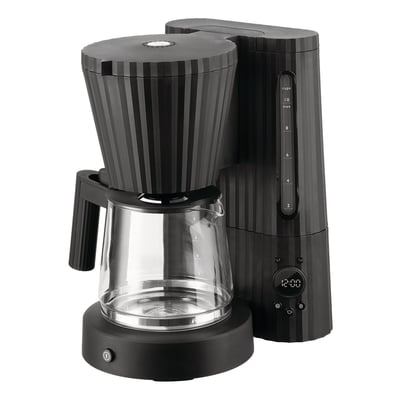 Cafetière - plissé - noir ALESSI
