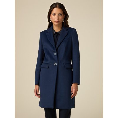 Manteau réalisé en drap teinte unie OLTRE